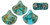 Matubo Ginkgo Leaf, 7.5mm Bead, Aquamarine - Picasso, 2.5-Inch Tube