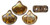 Matubo Ginkgo Leaf, 7.5mm Bead, Smoky Topaz - Rembrandt, 2.5-Inch Tube