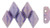 Matubo GEMDUO 8 x 5mm Bead, Luster Opaque Amethyst, 2.5-Inch Tube