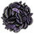 CzechMates Crescent 10 x 3mm Bead, Polychrome - Black Currant, 2.5-Inch Tube