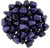 Matubo NIB-BIT 6 x 5mm Bead, Metalust Purple, 2.5-Inch Tube