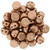 CzechMates Cabochon 7mm Dome-Shaped Bead, Matte Metallic Copper, 2.5-Inch Tube