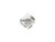 PRESTIGE 5328 6mm Bicone Bead Crystal Silver Shade