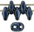 Matubo SuperDuo 5 x 2mm Bead, Metalust Steel Blue, 2.5-Inch Tube