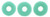 Starman Ring Bead 1/4mm Tube 2.5" : Matte - Turquoise