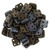 CzechMates QuadraTile 6mm Bead, Jet - Matte Bronze Vega, 2.5-Inch Tube