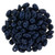 Matubo SuperDuo 5 x 2mm Bead, Metallic Suede - Dk Blue, 2.5-Inch Tube