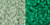TOHO Round 11/0 Tube 2.5" : Glow In The Dark - Mint Green/Bright Green