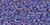 TOHO Round 15/0 Seed Bead Inside-Color Rainbow Crystal/Tanzanite-Lined, 2.5-Inch Tube