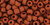 TOHO Round 6/0 Seed Bead Opaque-Frosted Terra Cotta, 2.5-Inch Tube