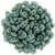 Matubo SuperDuo 5 x 2mm Bead, Opaque Lt Blue - Picasso, 2.5-Inch Tube