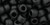 TOHO Round 3/0 Seed Bead Opaque-Frosted Jet, 2.5-Inch Tube