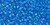 TOHO Treasure #1 (11/0) Transparent Dark Aqua Rainbow, 2.5-Inch Tube