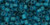 TOHO Hex 8/0 Hex Seed Bead Transparent-Frosted Teal, 2.5-Inch Tube