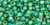 TOHO Round 8/0 Seed Bead Transparent-Rainbow Frosted Grass Green, 2.5-Inch Tube