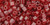 TOHO Hex 8/0 Hex Seed Bead Transparent Ruby, 2.5-Inch Tube