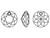 PRESTIGE 6430 10mm Classic Cut Pendant Emerald