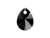 PRESTIGE 6128 10mm Mini Pear Pendant Jet