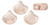 Matubo Ginkgo Leaf, 7.5mm Bead, Luster Rosaline, 2.5-Inch Tube