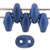 Matubo SuperDuo 5 x 2mm Bead, Metallic Suede - Blue, 2.5-Inch Tube