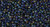 TOHO Round 15/0 Seed Bead Semi Glazed Rainbow - Jet, 2.5-Inch Tube