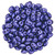 Matubo SuperDuo 5 x 2mm Bead, ColorTrends Saturated Metallic Ultra Violet, 2.5-Inch Tube