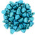 Matubo NIB-BIT 6 x 5mm Bead, Metalust Turquoise, 2.5-Inch Tube