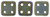 CzechMates QuadraTile 6mm Bead, Matte Iris - Brown, 2.5-Inch Tube
