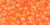 TOHO Round 8/0 Seed Bead Luminous Neon Orange, 2.5-Inch Tube