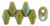Matubo MiniDuo 4 x 2mm Bead, Matte Nebula - Opaque Yellow, 2.5-Inch Tube Matubo MiniDuo 4 x 2mm Bead, Matte Nebula - Opaque Yellow, 2.5-Inch Tube