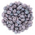 Matubo SuperDuo 5 x 2mm Bead, Matte - Opaque Nebula, 2.5-Inch Tube