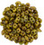 Matubo SuperDuo 5 x 2mm Bead, Opaque Yellow - Picasso, 2.5-Inch Tube