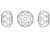 PRESTIGE 5045 8mm Rondelle Bead Crystal AB