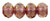 Starman Gem-Cut Rondelle 9 x 6mm : Copper - French Rose (25pcs)