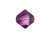 PRESTIGE 5328 8mm Bicone Bead Amethyst Blend