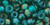 TOHO Round 3/0 Seed Bead Inside-Color Crystal/Prairie Green-Lined, 2.5-Inch Tube