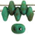 Matubo SuperDuo 5 x 2mm Bead, Opaque Turquoise - Picasso, 2.5-Inch Tube