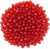 Starman Finial Half-Drilled Round Bead 2mm Tube 2.5" : Siam Ruby