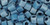 TOHO Cube 4mm Seed Bead Higher-Metallic Frosted Mediterranean Blue, 2.5-Inch Tube