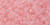 TOHO Round 8/0 Seed Bead Dyed-Rainbow Ballerina Pink, 2.5-Inch Tube