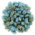 Matubo SuperDuo 5 x 2mm Bead, Blue Turquoise - Celsian, 2.5-Inch Tube