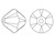 PRESTIGE 5328 Bicone Bead 5mm Crystal Metallic Sunshine