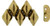 Matubo GEMDUO 8 x 5mm Bead, Bronze, 2.5-Inch Tube