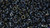 TOHO Demi Round 8/0 Seed Bead HYBRID Jet - Picasso, 2.5-Inch Tube