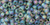 TOHO Round 8/0 Seed Bead Transparent-Rainbow Frosted Gray, 2.5-Inch Tube