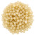Starman Finial Half-Drilled Round Bead 2mm Tube 2.5" : Milky Antique Shimmer