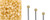 Starman Finial Half-Drilled Round Bead 2mm Tube 2.5" : Milky Antique Shimmer