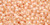 TOHO Round 11/0 Tube 2.5" : Inside-Color Rainbow Crystal/Apricot-Lined