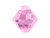 PRESTIGE 6301 8mm Bicone Pendant Light Rose