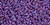 TOHO Demi Round 11/0 Seed Bead Gold-Lustered Dark Amethyst, 2.5-Inch Tube